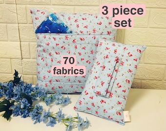 3 Piece Surgery Recovery Set Hysterectomy Stomach, Heart Surgery Hug Pillow XL Seatbelt Pillow Post-Op Recovery Cardiac Surgery