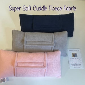 10 Colours Super Soft Cuddle Fleece Seatbelt Pillow Soft Feel Seatbelt Pillow Medical Chemo Port Pillow Gift* Travel Pillow Seatbelt Cushion