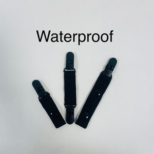 Waterproof Tubie Clip 3 Sizes - Single Double 2 Clip Catheter NG Tube Clip Nephrostomy G Tube Clip Feeding Tube Clip Navy Black White Purple