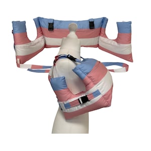 Ultimate Adjustable Top Surgery Pillow 4 Pockets! Surgery Hug Pillow Post-Op Mastectomy Recovery Trans Pride Pillow Subcutaneous Mastectomy