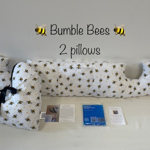 Set of 2 Pillows Bumblebees* Mastectomy Pillow Breast Cancer Top Surgery Double Mastectomy Cancer Gift Heart / Chest Surgery Hysterectomy