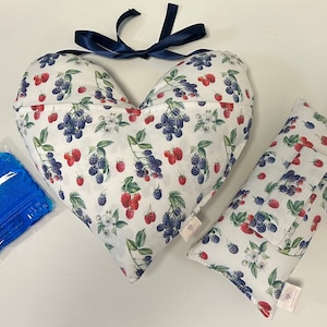 High Quality Berries Fruits Mastectomy Lumpectomy Handmade Pillow Pocket/IcePack Surgery Recovery Pillow Post Op Chest Surgery Heart Cushion