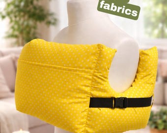 Adjustable Mastectomy Recovery Pillow Surgery Hug Pillow With Straps Breast/Top Surgery Breast Cancer Support Pillow Post-Op 70 Fabrics!