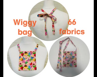 Wiggly Bag For Hickman Line Wiggly Pouch With Ties Chemo Cancer Wiggle Pouch 12cm x 14cm Lined or Unlined 66 Fabrics To Choose From!