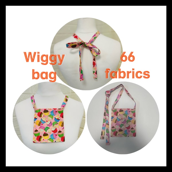 Wiggly Bag For Hickman Line Wiggly Pouch With Ties Chemo Cancer Wiggle Pouch 12cm x 14cm Lined or Unlined 66 Fabrics To Choose From!