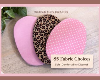 Cotton Stoma Bag Cover: Lined Ostomy Pouch with Envelope Opening 85 Fabrics!