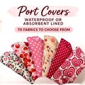 Port Cover Waterproof/Absorbent Inner Soft Medical Line Feeding Tube Cover Tubie Lightweight PEG G Tube J Tube Valve Cover Clip Option