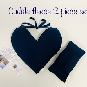 6 Colours! Mastectomy Gift Set Cuddle Fleece Post-Op Pillow Set Chest Surgery Recovery Pillow Heart Pillow + Ribbons & Seatbelt Pillow