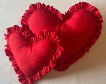 small heart pillow