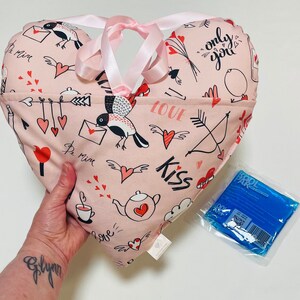 Mastectomy / Lumpectomy Heart Pillow Pink Surgery Recovery Pillow Breast Cancer Pillow Post Surgery Chest / Top Surgery Small & Large Sizes.