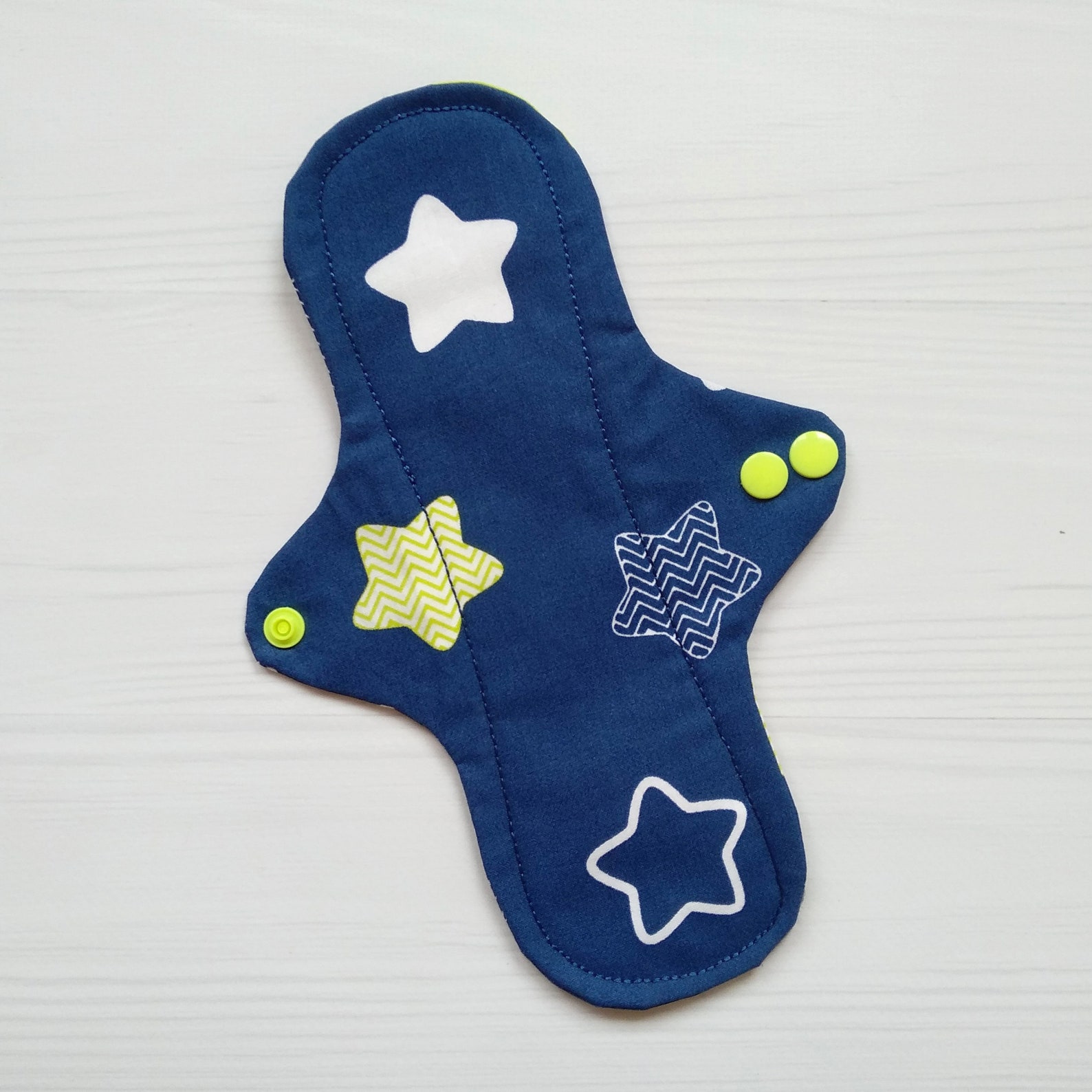 Organic Cotton Incontinence Pads for Women. Reusable Cloth Pads With