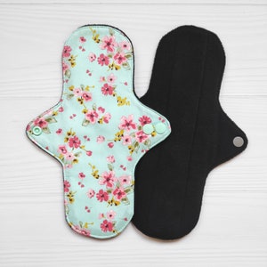 Reusable cloth pads. Non-slip cotton panty liners. Zero waste sanitary napkins. Flannel or fleece to the skin to choose from.