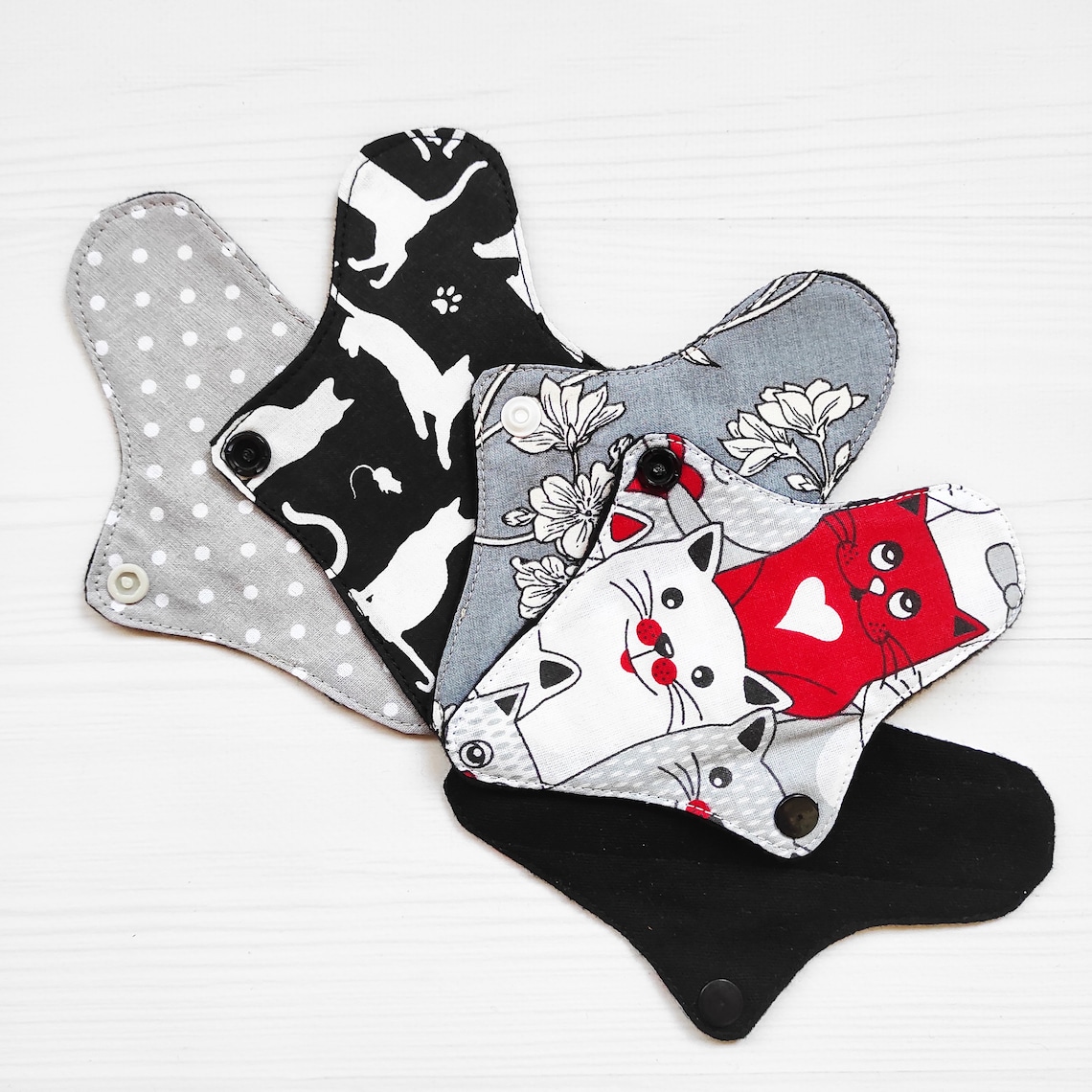 Reusable Thong Panty Liners. Tanga Series Pads. Organic Sanitary