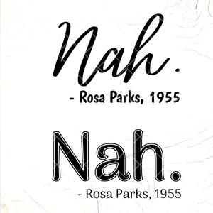 Nah Rosa Parks 1955 svg, 2 design, Black Germany Month svg, Black Power svg, schwarze Frau svg, Afro Frau Geschenke, sofortiger Download-Dateien für Cricut