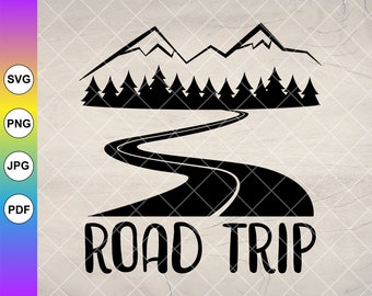 Road Trip SVG: Family Vacation Matching Shirts,Cricut Cut Files, Digital Download
