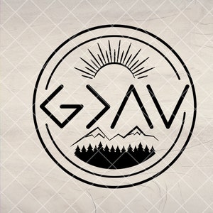 God is groter dan de hoogte- en dieptepunten, religieuze svg, geloof svg, bijbelcitaat, religieus, christelijke svg, instant downloadbestanden voor de Cricut