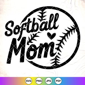 Softball Mom Svg, Softball Vibes Svg, Game Day svg, Softball shirt svg, Love Softball svg, Sport mom Svg, Instant Download Files for Cricut