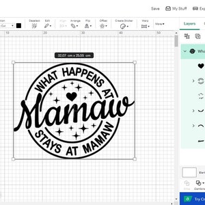 Targa Decorativa In Legno Mamaw – ‘What Happens At Mamaw’s House Stays At Mamaw’s House’ Regalo Per Nonna