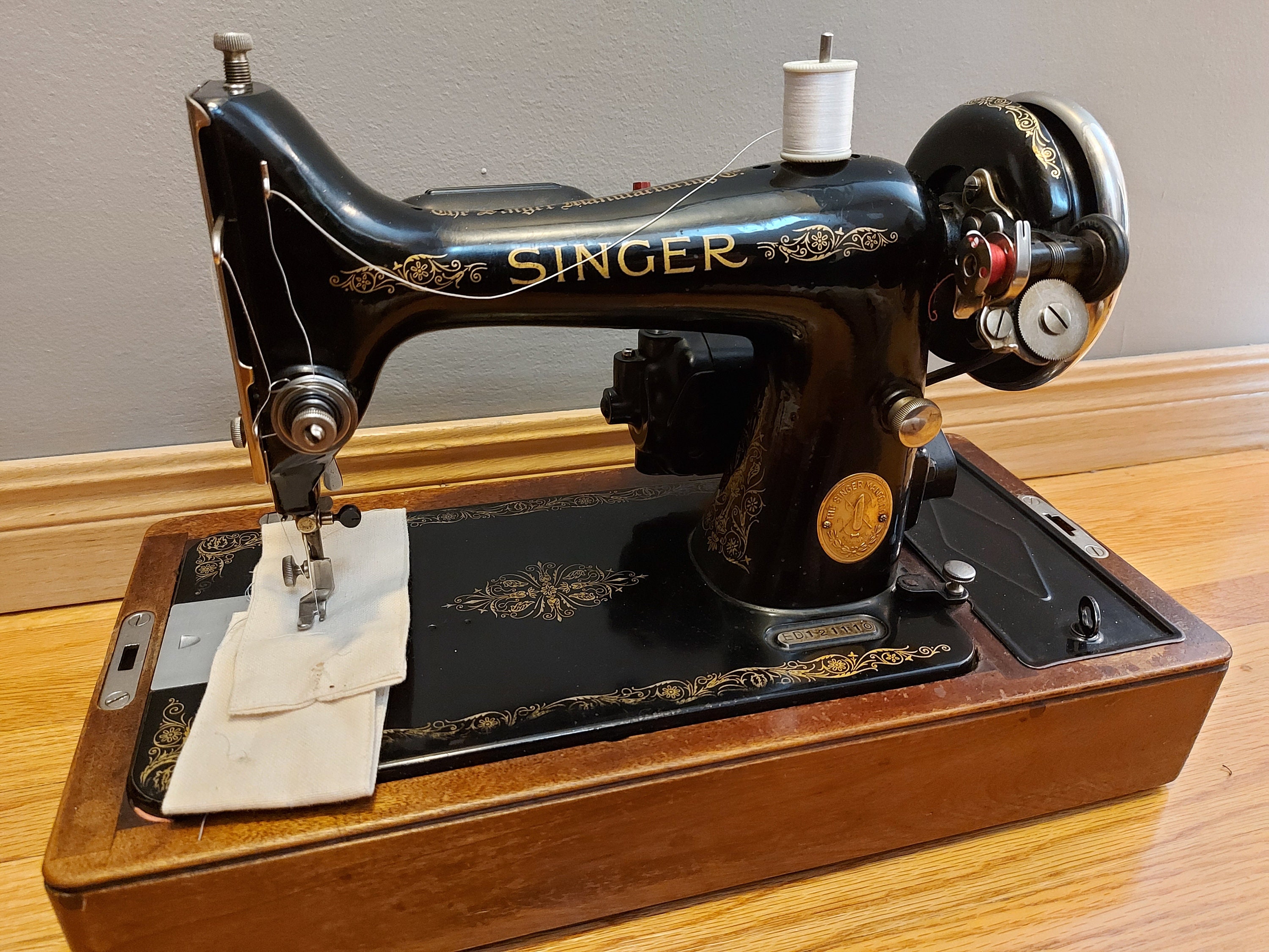 1941 Singer 99k Electric Sewing Machine Fully Operational With Etsy