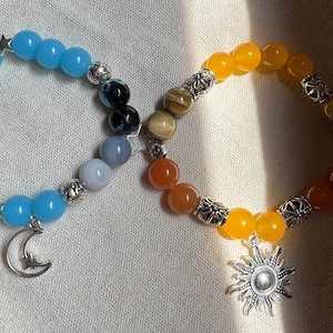 sun and moon crystal bracelets