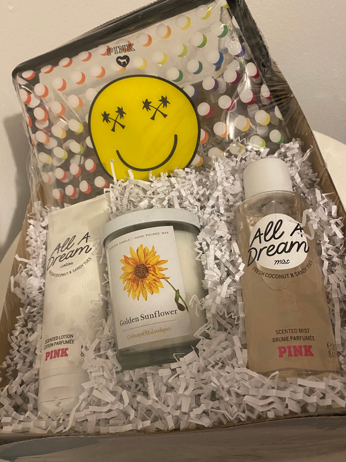 Victoria secret PINK gift basket | Etsy