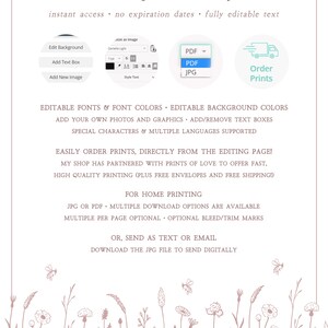 Wedding Time Capsule Sign and Card Template, Predictions, Advice for ...