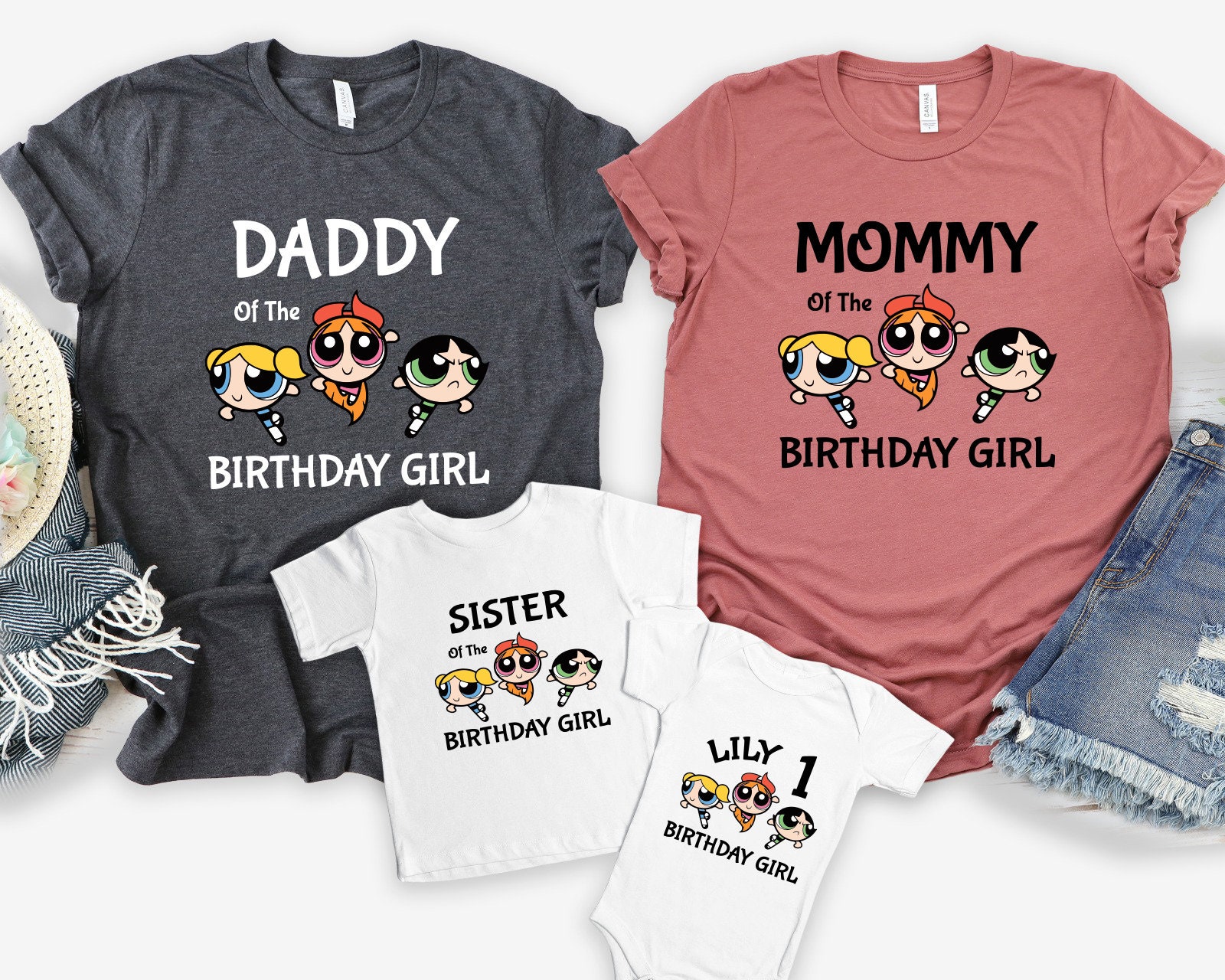 Discover Custom Power Puff Birthday Shirts, Power Puff Girls Shirt