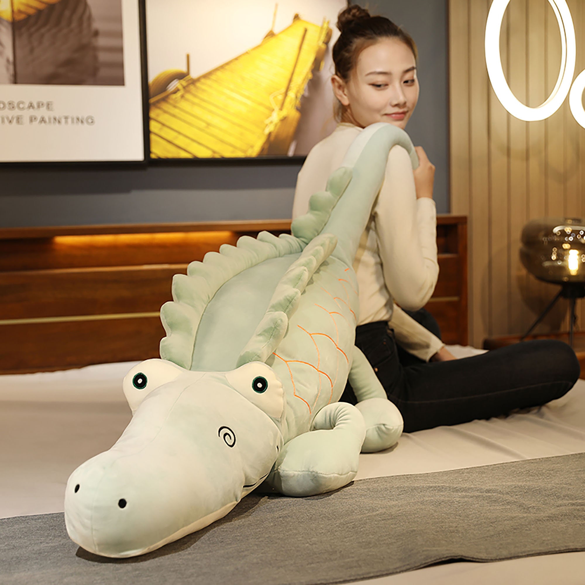 Large Crocodile Plush Toystuffed Animals & Plushieskawaii Etsy
