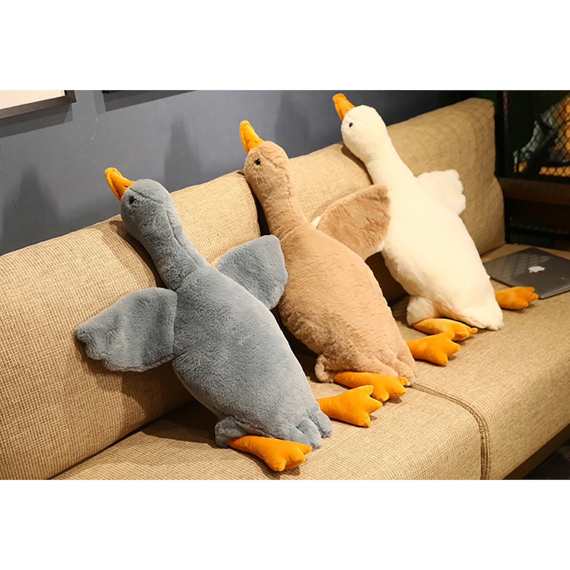 Cute big white goose plush toyStuffed Animals & Etsy