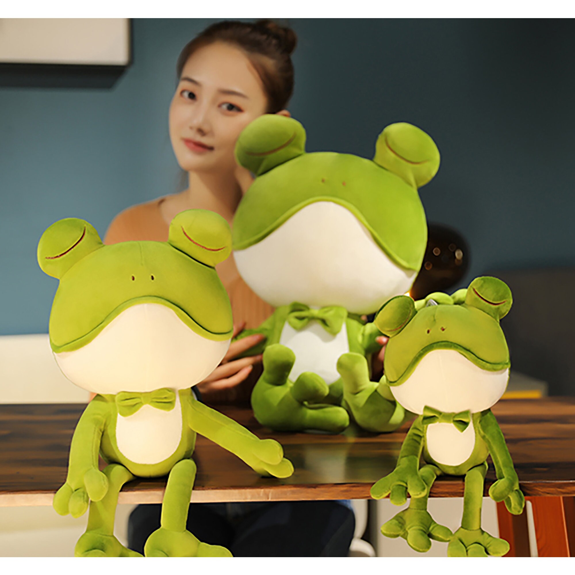 Travel Frog Stuffed Toystuffed Animals & Plushieskawaii | Etsy