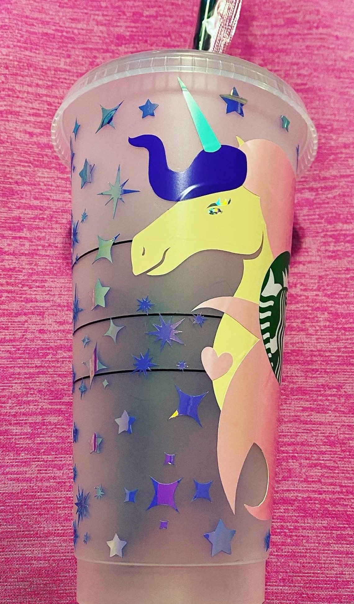 Unicorn Cold Brew Starbucks Cup Personalized Custom Cup 24 Etsy