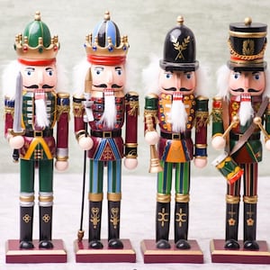 Personalisierte 12-Zoll-Nussknacker Verzierung | Wohnkultur Ornament | Handgefertigte Holzprodukte Weihnachtsgeschenke