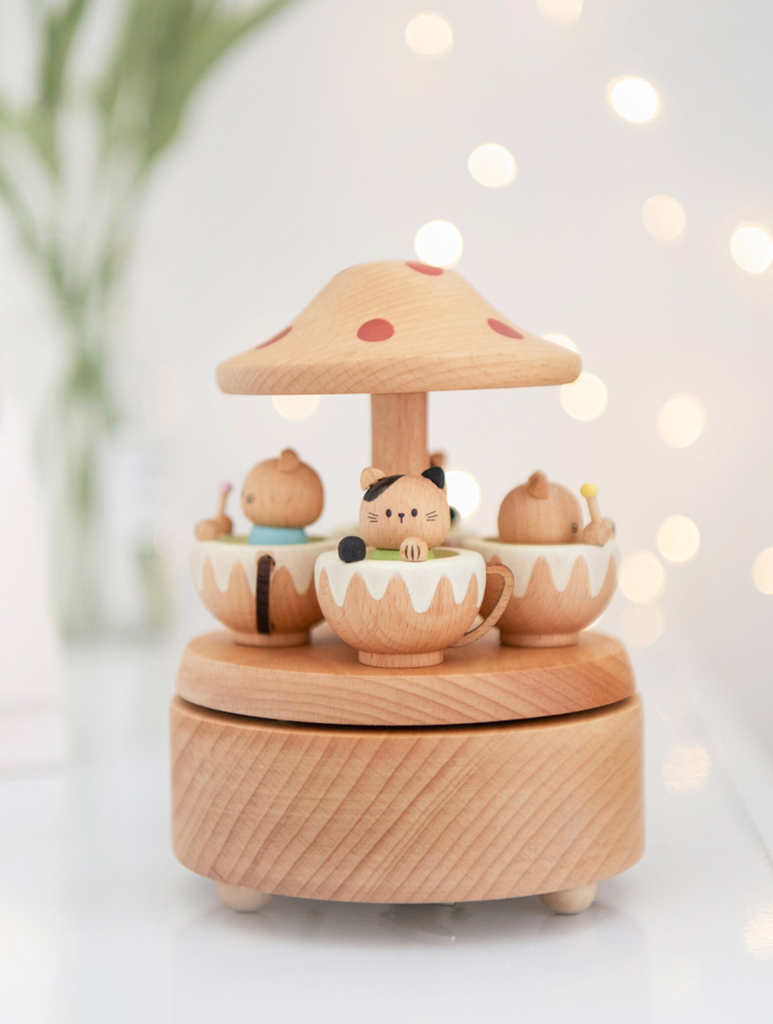 Personalized Wooden Music Box Cat Paradise Music Box Etsy