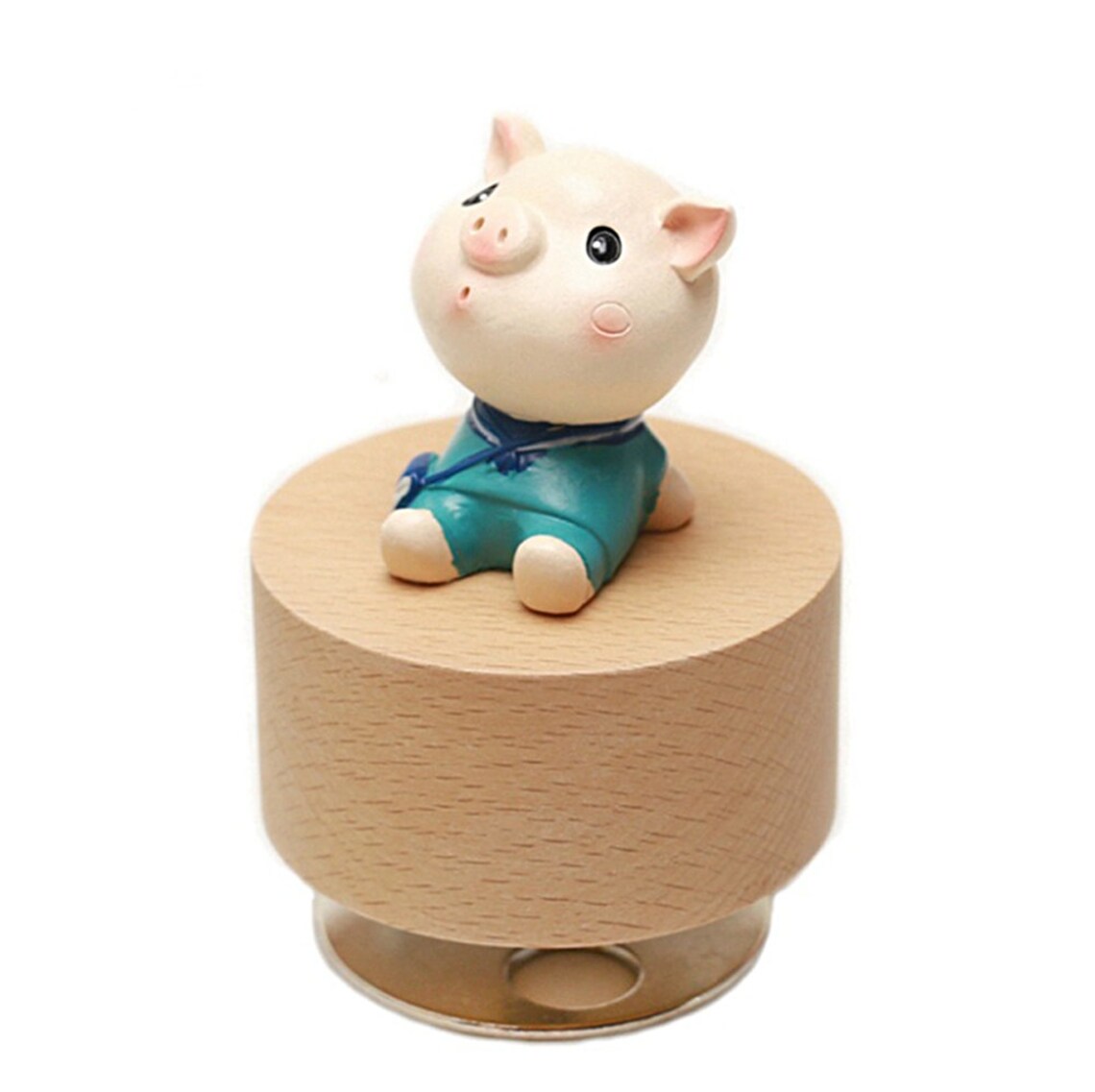 Animal Music Box Rotating Music Box Wooden Music Box Etsy