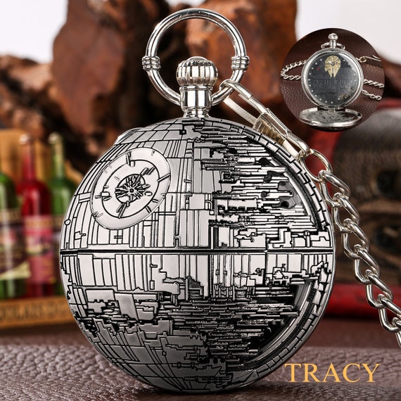 Personalized Planet Themed Music Pocket Watch Innovative Quartz