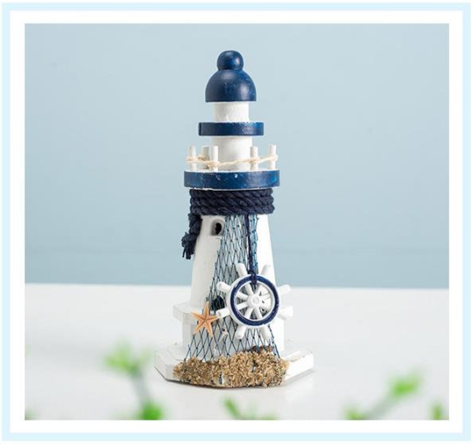 Lighthouse Ornaments wooden lighthouse home decoration Etsy