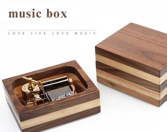 Carillon personalizzato a 30 toni: regalo in legno inciso