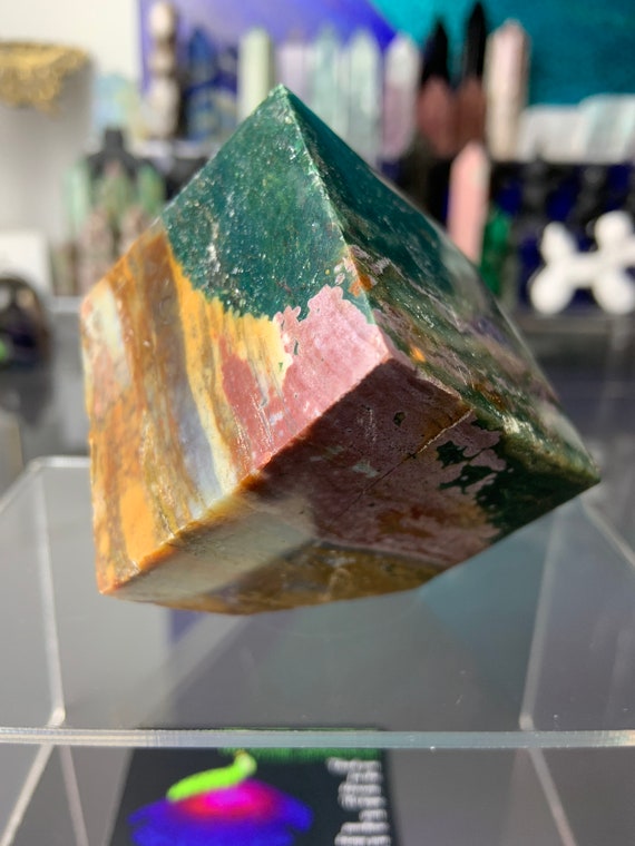 Ocean Jasper Cube Etsy