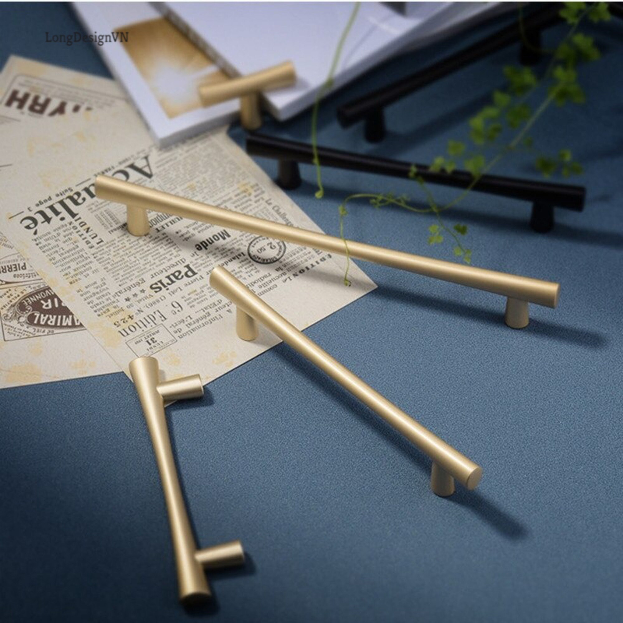 Champagne Gold Handles Drawer Knobs Kitchen Cupboard Etsy