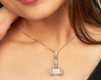 【WOOYOUNGMI】SILVER HAMMER PENDANT NECKLACE il_1080xN.5476075931_ntj1.jpg