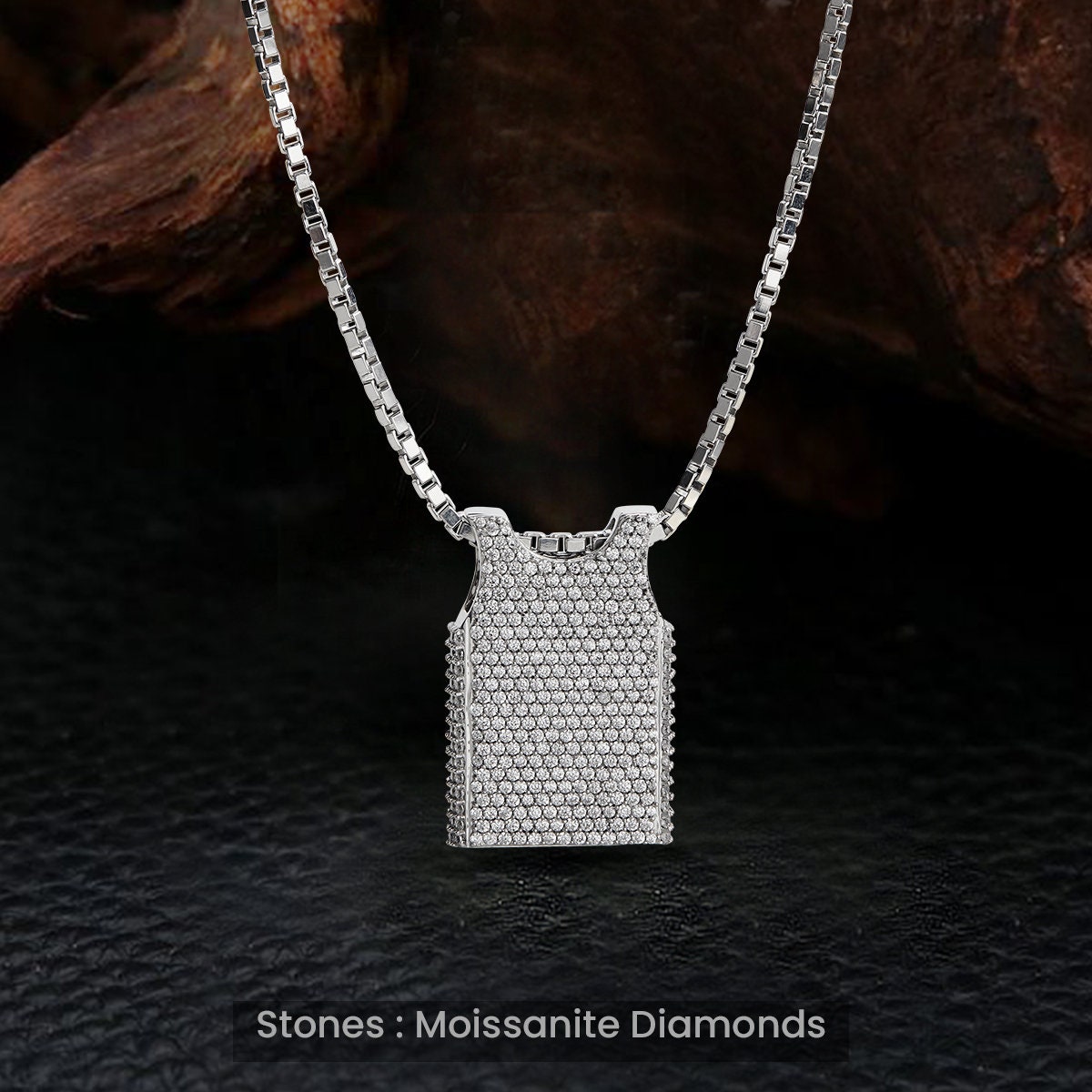 ５ Dollar necklace Long T-shirt white il_fullxfull.5978478717_8np5.jpg