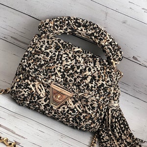 Gehäkelte Leopard-Tasche, kundenspezifische Geschenke-Tasche, multicolor nach Maß Tasche, handgemachte Häkeltasche, Capri-Luxus-Tasche, bunte Frauentasche, handgewebte Tasche