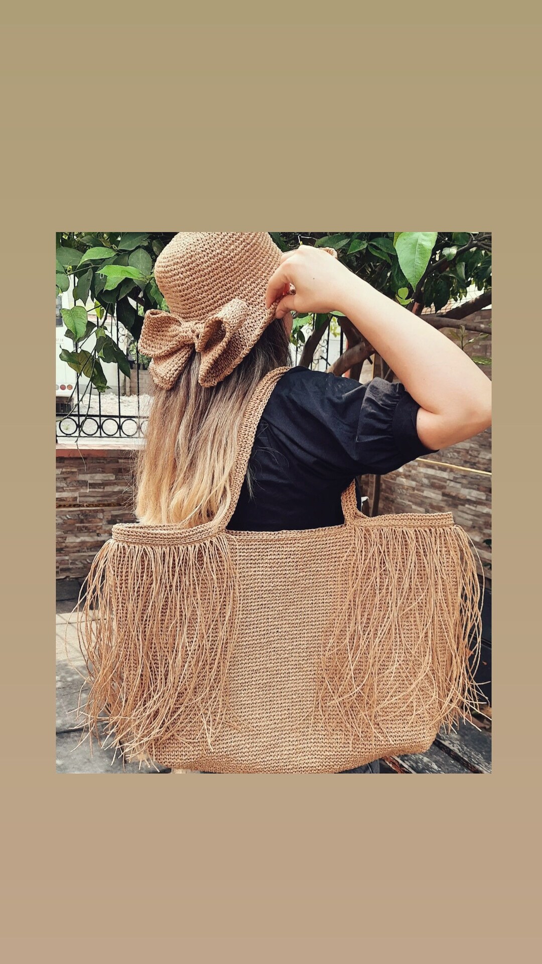 Woven Beach Tote Bag,straw Crochet Summer Beach Shoulder Bag,handmade ...