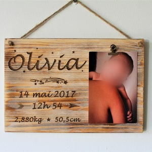 Tableau naissance personnalisé