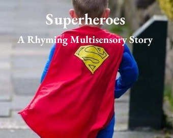 Superheroes Sensory Story Teaching Guide & Themed Extension Activities