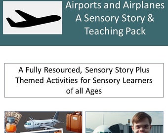 Airports and Airplanes Sensory Story and Teaching Pack