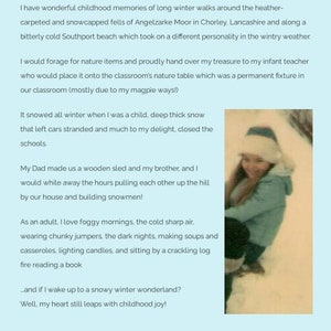 Winter Sensory Story Teaching Guide with themed extension activities image 2