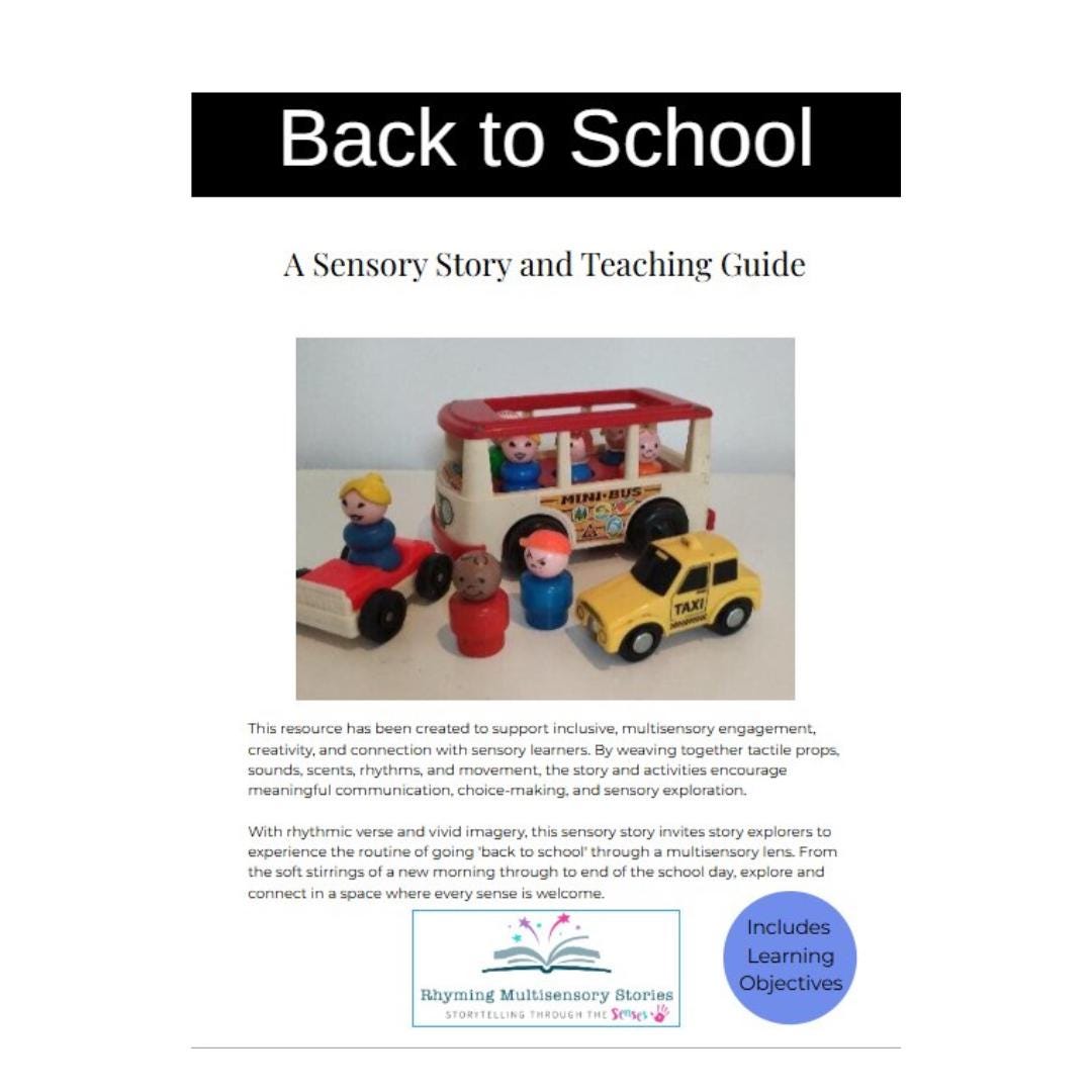 Back to School Sensory Story and Sensory Rich Activities for ...