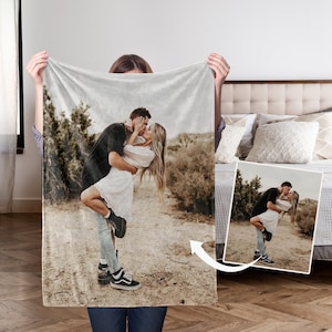 Custom Photo Blanket, Family Photo Collage Blanket, Personalized Photo Blanket, Mother's Day Gift, Grandma Blanket, Personalized Family Gift