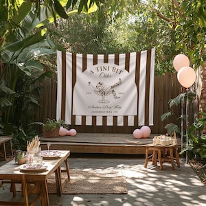 Dirty Thirty Martini Wandteppich, personalisierte Geburtstagsparty Banner, Wandteppich zum 30
